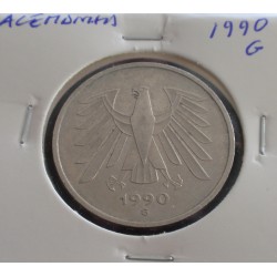 Alemanha - 5 Mark - 1990 G