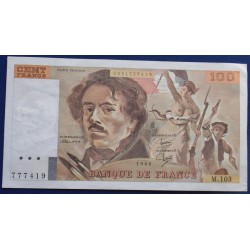 França - 100 Francs - 1986