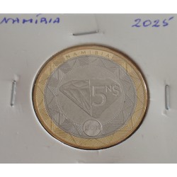 Namíbia - 5 Dollars - 2025