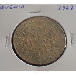 Quénia - 10 Cents - 1967