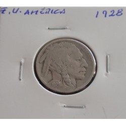 E. U. América - 5 Cents - 1928