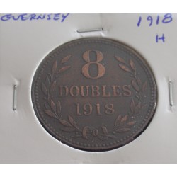 Guernsey - 8 Doubles - 1918 H