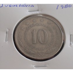 Jugoslávia - 10 Dinara - 1980