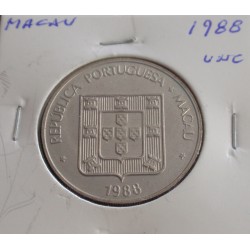 Macau - 5 Patacas - 1988 - Unc
