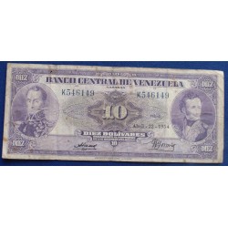 Venezuela - 10 Bolivares -...