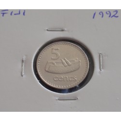 Fiji - 5 Cents - 1992