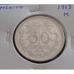 México - 50 Centavos - 1913...