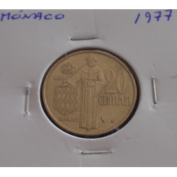 Mónaco - 20 Centimes - 1977