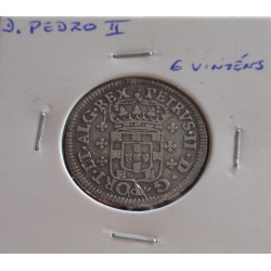 D. Pedro II - 6 Vinténs -...