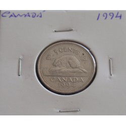 Canadá - 5 Cents - 1994