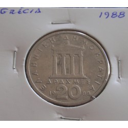 Grécia - 20 Drachmes - 1988