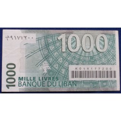 Líbano - 1000 Livres - 2004