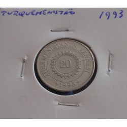 Turquemenistão - 20 Tenge -...