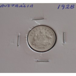 Austrália - 3 Pence - 1928...