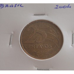 Brasil - 25 Centavos - 2004