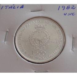 Itália - 500 Lire - 1982 -...