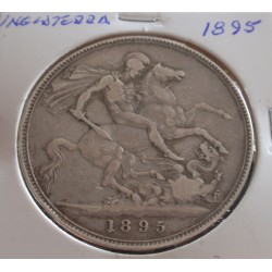 Inglaterra - 1 Crown - 1895...
