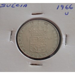 Suécia - 1 Krona - 1966 U -...