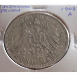 Alemanha / Prussia - 5 Mark...