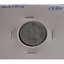 Áustria - 2 Groschen - 1950