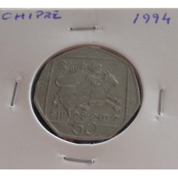 Chipre - 50 Cents - 1994