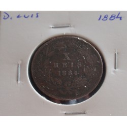D. Luis - X Réis - 1884