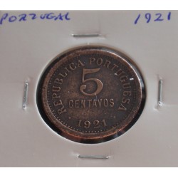 Portugal - 5 Centavos - 1921