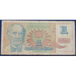 Jugoslávia - 1 Novo Dinar -...
