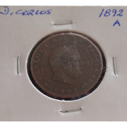 D. Carlos - 10 Réis - 1892 A