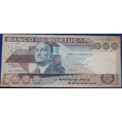 Portugal - 5000 Escudos -...