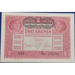 Áustria - 2 Kronen - 1919