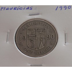 Maurícias - 1 Rupee - 1990
