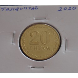Tajiquistão - 20 Drams - 2020