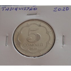 Tajiquistão - 5 Somoni - 2020