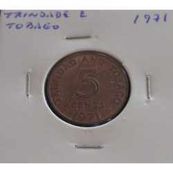 Trindade e Tobago - 5 Cents...