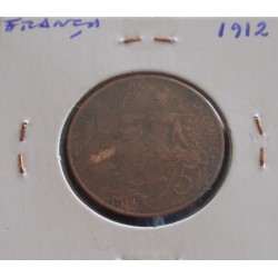 França - 5 Centimes - 1912