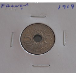 França - 5 Centimes - 1919