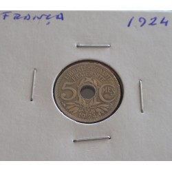 França - 5 Centimes - 1924