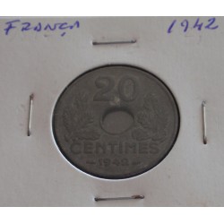 França - 20 Centimes - 1942