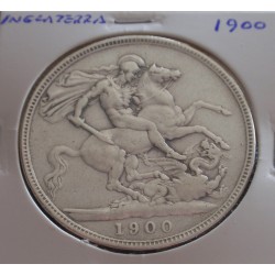Inglaterra - 1 Crown - 1900...