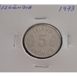 Islândia - 5 Kronur - 1973
