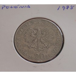 Polónia - 20 Zlotych - 1975