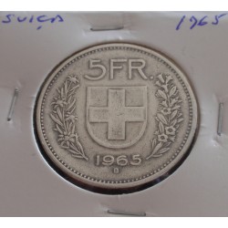 Suiça - 5 Francs - 1965 -...