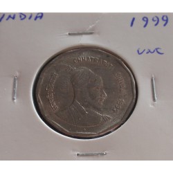 India - 2 Rupees - 1999 - Unc