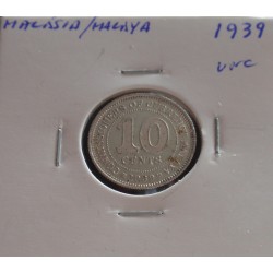 Malásia / Malaya - 10 Cents...