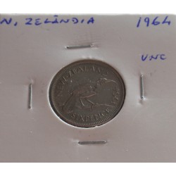 N. Zelândia - 6 Pence -...