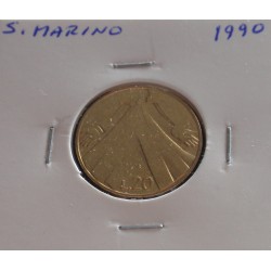 S. Marino - 20 Lire - 1990
