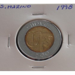 S. Marino - 500 Lire - 1998