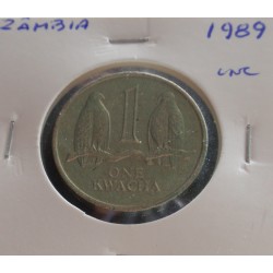Zâmbia - 1 Kwacha - 1989 - Unc