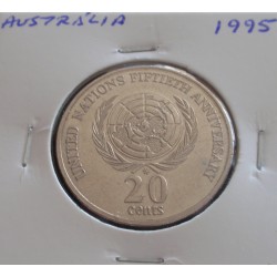 Austrália - 20 Cents - 1995